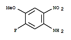 Structure of 5-fluoro-4-methoxy-2-nitroaniline