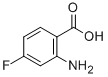 2-氨基-4-氟苯甲酸结构式