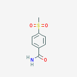 4-(Methylsulfonyl)benzamide结构式