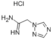 Structure of 2-(1H-1,2,4-TRIAZOL-1-YL)ETHANIMIDAMIDE HYDROCHLORIDE