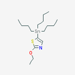 Structure of 2-ETHOXY-5-(TRIBUTYLSTANNYL)THIAZOLE