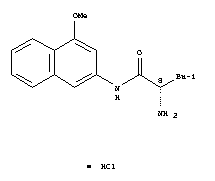 Structure of H-LEU-4M-BETANA HCL