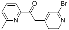 2-(2-Bromo-4-pyridinyl)-1-(6-methyl-2-pyridinyl)ethanone结构式
