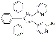 2-bromo-4-(3-(pyridin-2-yl)-1-trityl-1H-pyrazol-4-yl)pyridine结构式