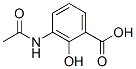 Structure of Benzoic acid,3-(acetylamino)-2-hydroxy-