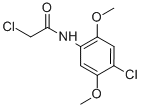 2-氯-N-(4-氯-2,5-二甲氧苯基)乙酰胺结构式