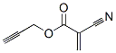 Structure of prop-2-ynyl 2-cyanoacrylate