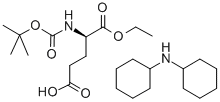 Structure of BOC-D-GLU-OET DCHA