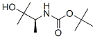 Structure of Carbamic acid, [(1S)-2-hydroxy-1,2-dimethylpropyl]-, 1,1-dimethylethyl ester