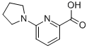 Structure of 6-Pyrrolidin-1-ylpyridine-2-carboxylic acid