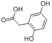 Structure of HOMOGENTISIC ACID