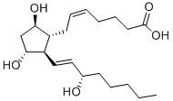 Structure of 9BETA, 11ALPHA-PROSTAGLANDIN F2
