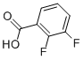 Structure of 2,3-Difluorobenzoic acid