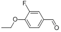 4-乙氧基-3-氟苯甲醛结构式