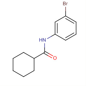 Structure of Cyclohexanecarboxamide, N-(3-bromophenyl)-