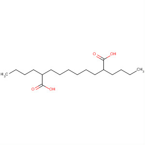 Structure of Decanedioic acid, 2,9-dibutyl-