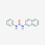 Structure of 1-naphthalen-2-yl-3-phenylurea