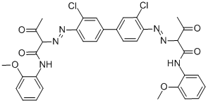 Structure of Pigment Yellow 17