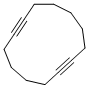 1,7-CYCLOTRIDECADIYNE结构式