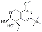 Structure of (3R,4S)-4-Ethyl-8-Methoxy-6-triMethylsilanyl-3,4-dihydro-1H-pyrano[3,4-c]pyridine-3,4-diol
