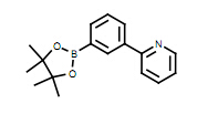 Structure of 2-[3-(4,4,5,5-tetramethyl-[1,3,2]dioxaborolan-2-yl)phenyl]pyridine