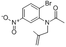 Structure of N-(2-BROMO-5-NITROPHENYL)-N-(2-METHYLALLYL)ACETAMIDE