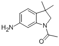Structure of 1-ACETYL-6-AMINO-3,3-DIMETHYL-2,3-DIHYDRO-INDOLE