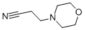 Structure of 3-(4-MORPHOLINO)PROPIONITRILE