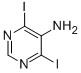 Structure of 5-AMINO-4,6-DIIODOPYRIMIDINE