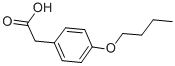Structure of 4-N-BUTOXYPHENYLACETIC ACID