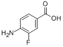 4-氨基-3-氟苯甲酸结构式