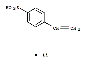Structure of Lithium-p-styrenesulfonate