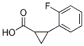 Structure of 2-(2-fluorophenyl)cyclopropanecarboxylic acid
