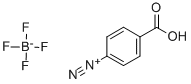 Structure of 4-carboxybenzediazonium  tetrafluoroborate