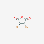 Structure of 2,5-Furandione, 3,4-dibromodihydro-