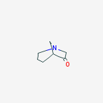 1-Azabicyclo[3.2.1]octan-6-one结构式