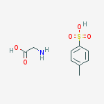 Structure of Glycine, 4-methylbenzenesulfonate