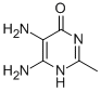 Structure of 4(1H)-PYRIMIDINONE, 5,6-DIAMINO-2-METHYL-