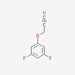 Structure of 1,3-Difluoro-5-(2-propyn-1-yloxy)-benzene