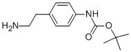Structure of [4-(2-AMINO-ETHYL)-PHENYL]-CARBAMIC ACID TERT-BUTYL ESTER