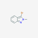 Structure of 3-bromo-2-methyl-2h-indazole