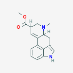 Methyl 9,10-didehydro-6-methylergoline-8beta-carboxylate结构式