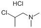Structure of 2-Dimethylaminoisopropyl chloride hydrochloride