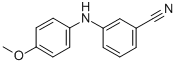 Structure of N-(3-CYANOPHENYL)-N-(4-METHOXYPHENYL)AMINE