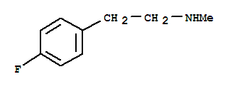 N-[2-(4-Fluorophenyl)ethyl]-N-methylamine结构式