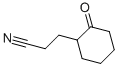 Chemical structure of 2-(BETA-CYANOETHYL)CYCLOHEXANONE