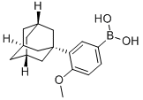 Structure of 3-(1-ADAMANTYL)-4-METHOXYBENZENEBORONIC ACID