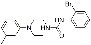 Structure of N-(2-Bromophenyl)-N'-[2-[ethyl(3-methylphenyl)amino]ethyl]-urea