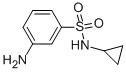 Structure of 3-AMINO-N-CYCLOPROPYLBENZENESULFONAMIDE