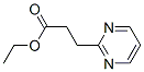 Structure of 2-PYRIMIDINEPROPANOIC ACID ETHYL ESTER